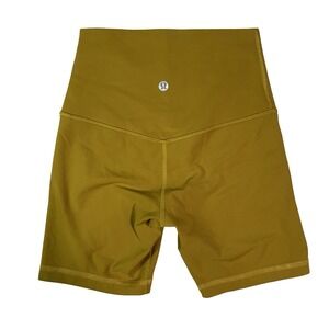 Lululemon Align High Rise Shorts Size 2 Gold Spice Yellow‎ Yoga Pilates